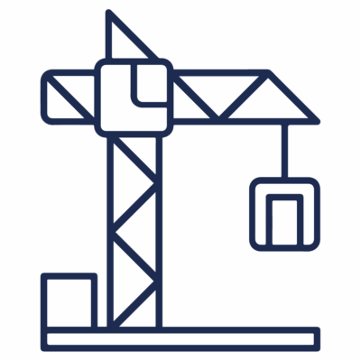 GNC Icon - Crane - Navy Blue