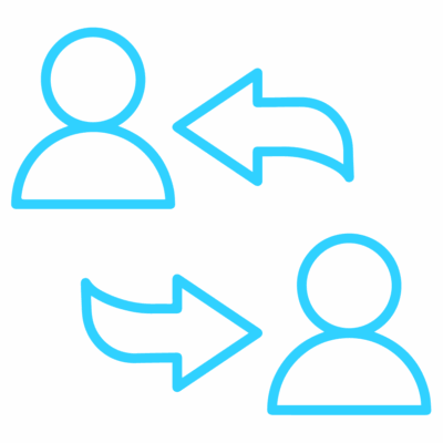 GNC Icon - Customer Engagement - Light Blue