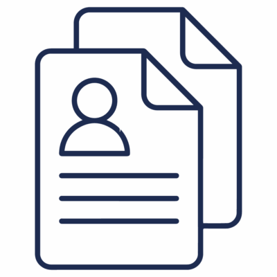 GNC Icon - Documents - Navy Blue