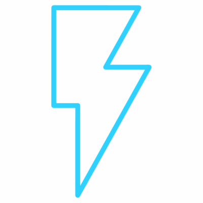 GNC Icon - Electricity - Light Blue