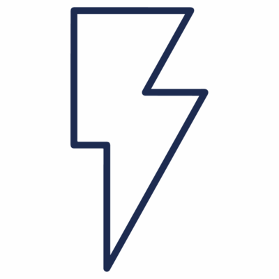 GNC Icon - Electricity - Navy Blue