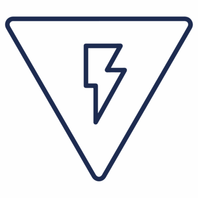 GNC Icon - Electricity - Navy Blue