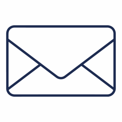 GNC Icon - Envelope - Navy Blue