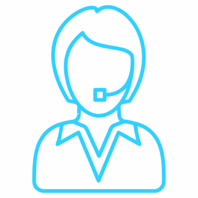 GNC Icon - Female Headset - Light Blue