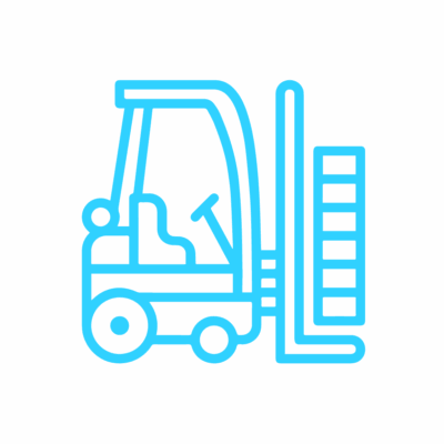 GNC Icon - Forklift - Light Blue