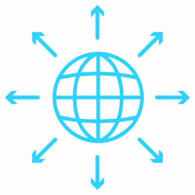 GNC Icon - Global Marketing - Light Blue