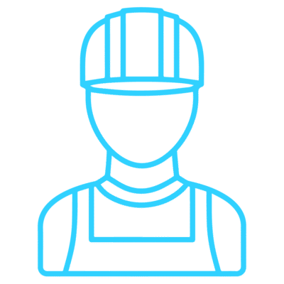 GNC Icon - Grower Hard Hat - Light Blue