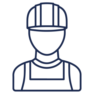 GNC Icon - Grower Hard Hat - Navy Blue