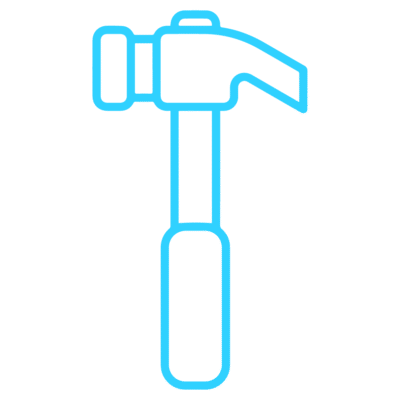 GNC Icon - Hammer - Light Blue