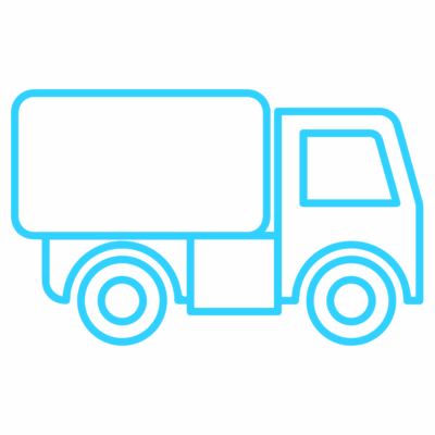 GNC Icon - Haulage Truck - Light Blue