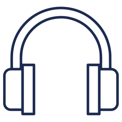 GNC Icon - Headphones - Navy Blue