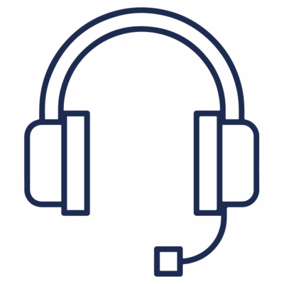 GNC Icon - Headset - Navy Blue