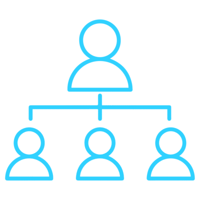 GNC Icon - Hierarchy - Light Blue