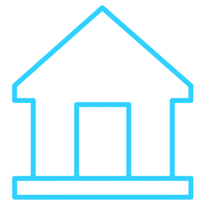 GNC Icon - Home - Light Blue