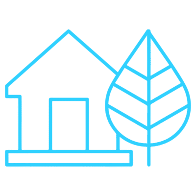 GNC Icon - House - Light Blue