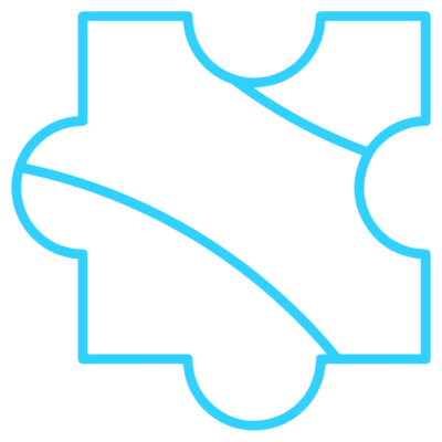 GNC Icon - Jigsaw Piece - Light Blue
