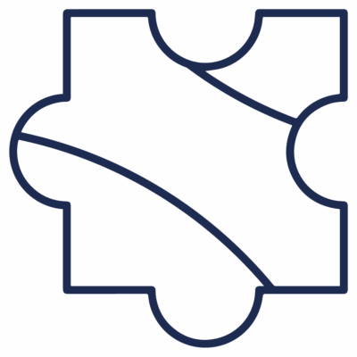 GNC Icon - Jigsaw Piece - Navy Blue