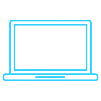 GNC Icon - Laptop - Light Blue