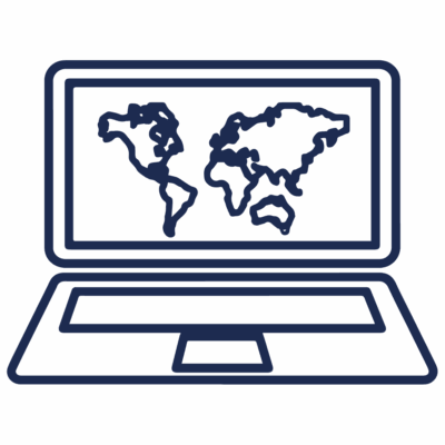 GNC Icon - Laptop 2 - Navy Blue