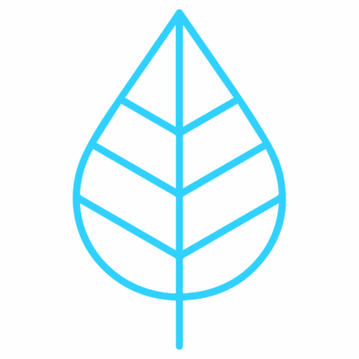 GNC Icon - Leaf - Light Blue