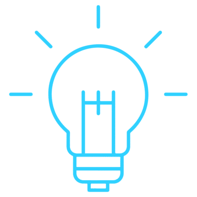 GNC Icon - Lightbulb - Light Blue