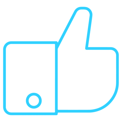 GNC Icon - Like - Light Blue