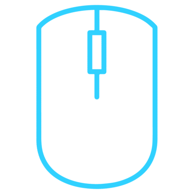 GNC Icon - Mouse - Light Blue