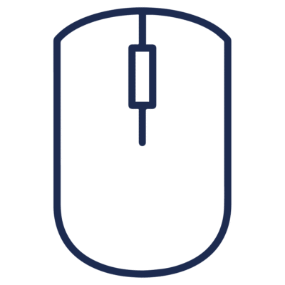 GNC Icon - Mouse - Navy Blue