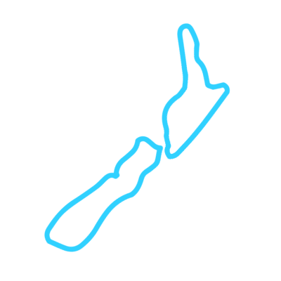 GNC Icon - New Zealand - Light Blue