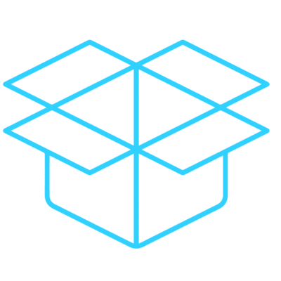 GNC Icon - Open Box - Light Blue