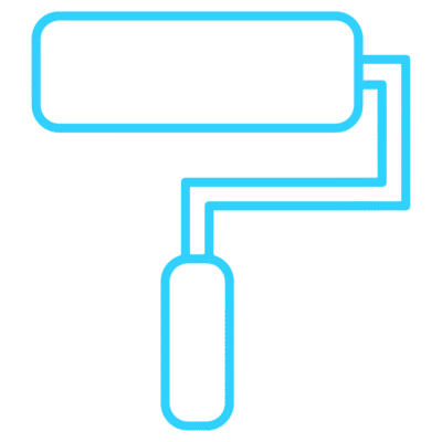 GNC Icon - Paint Roller - Light Blue