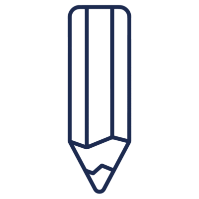 GNC Icon - Pencil - Navy Blue