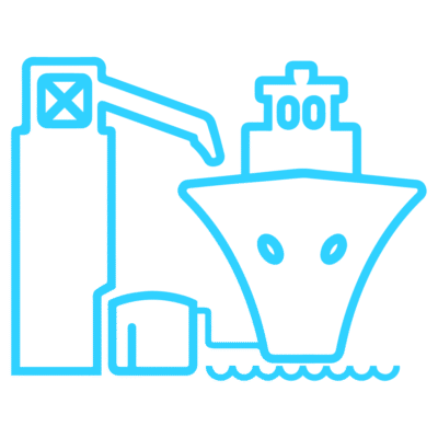 GNC Icon - Port - Light Blue