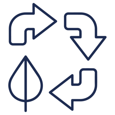 GNC Icon - Recycling - Navy Blue