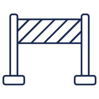GNC Icon - Safety Barrier - Navy Blue