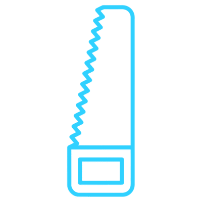 GNC Icon - Saw - Light Blue