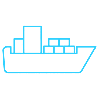 GNC Icon - Ship - Light Blue