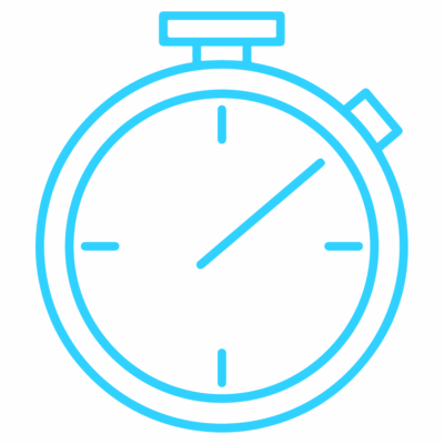 GNC Icon - Stopwatch - Light Blue