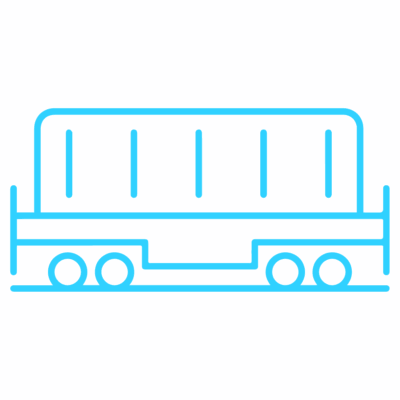 GNC Icon - Train Carriage - Light Blue