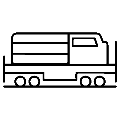 GNC Icon - Train Engine - Dark Grey