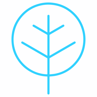 GNC Icon - Tree - Light Blue