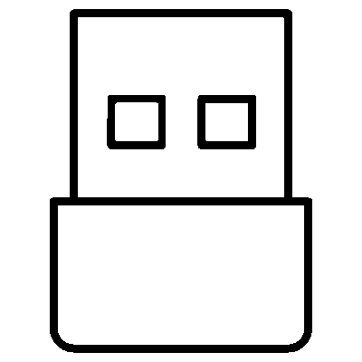 GNC Icon - USB - Dark Grey