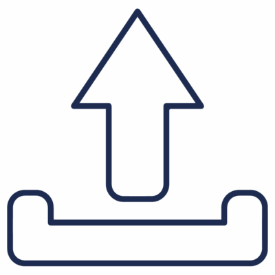 GNC Icon - Upload - Navy Blue