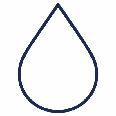 GNC Icon - Water Droplet - Navy Blue