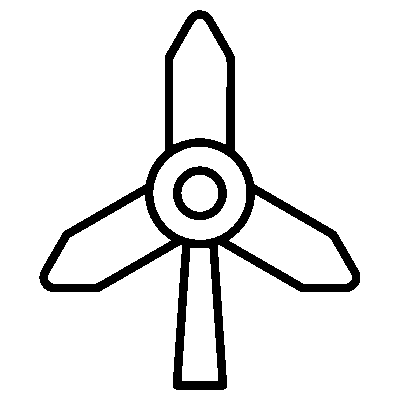 GNC Icon - Windmill - Dark Grey