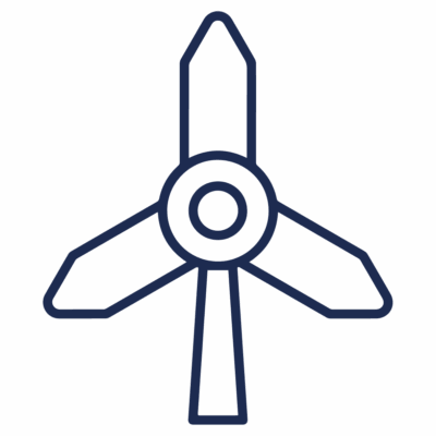 GNC Icon - Windmill - Navy Blue