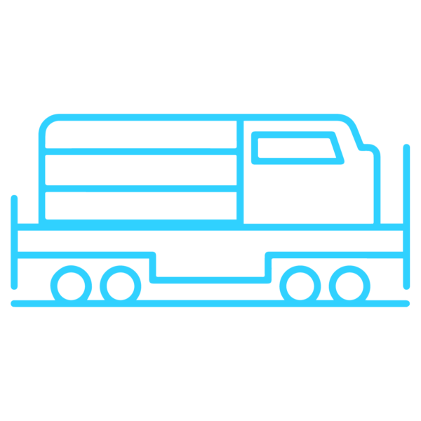 GNC Icon - Train Engine - Light Blue