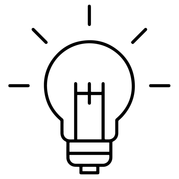 GNC Icon - Lightbulb - Dark Grey