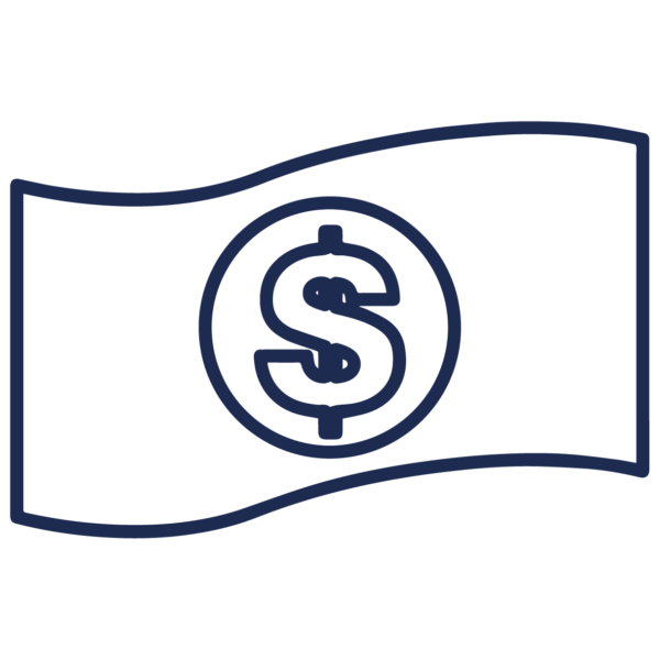 GNC Icon - Cash Note - Navy Blue