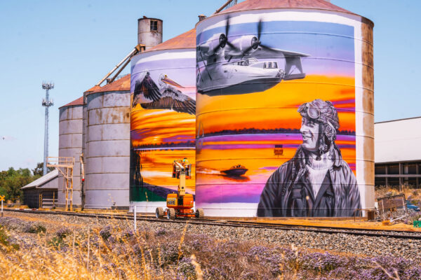Lake Boga Silo Art